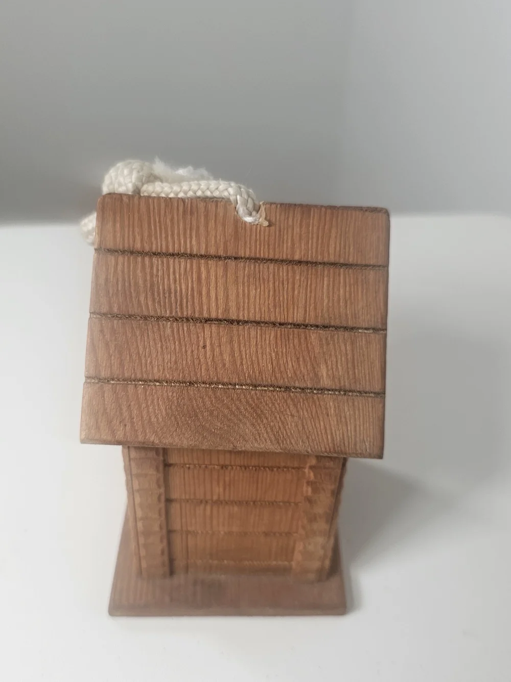 Wooden Small Pet House Ornament - Brown